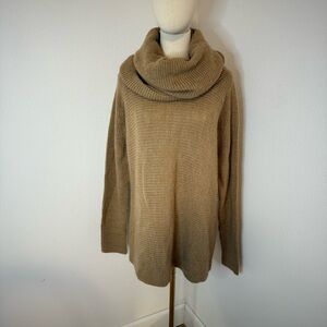 [Vince] Classic Camel Cowl Neck Sweater Tunic - Size Small